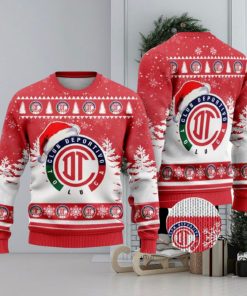 LIGA MX Deportivo Toluca Special Christmas Ugly Sweater Printed New Gift For Men And Women