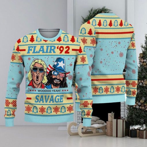 Flair 92 Savage Ugly Christmas Sweater