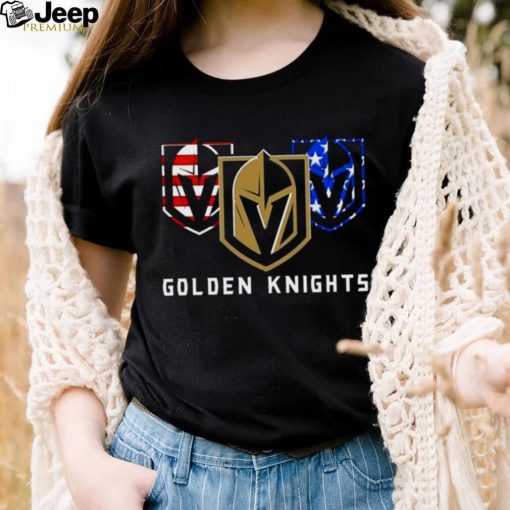 LOGO US FLAG NHL HOCKEY VEGAS GOLDEN KNIGHTS 2023 SHIRT