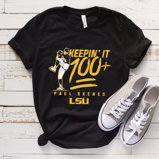 LSU Baseball Paul Skenes Keepin’ It 100+ Shirt