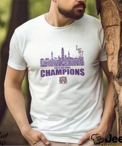 LSU Baseball Skyline Purple Team 2023 National Champion Shirt