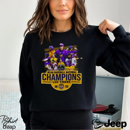 LSU Geaux Tigers Team 2023 NCAA Baseball National Champions shirt