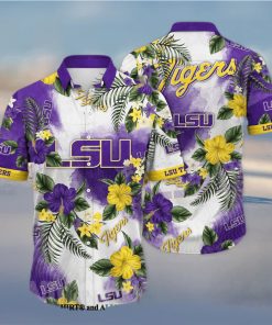 LSU TIGERS NCAA Floral Classic All Over Printed Hawaiian Shirt