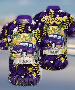 LSU TIGERS NCAA Floral Tropical All Over Printed 3D Hawaiian Shirt