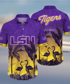 LSU TIGERS NCAA Flower Unisex Hawaiian Shirt