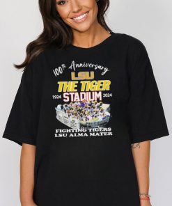 LSU Tigers 100th Anniversary 1924 2024 The Tiger Stadium Fighting Tigers LSU Alma Mater Shirt