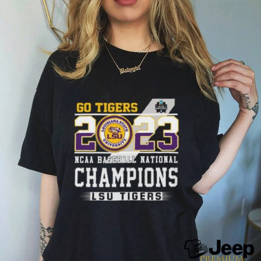 LSU Tigers 2023 NCAA College World Series National Champions Go Tigers Shirt