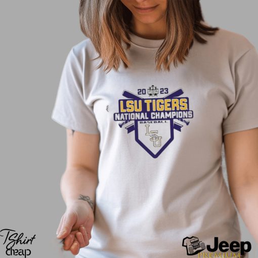 LSU Tigers 2023 NCAA Men’s Baseball College World Series Champions Schedule Shirt