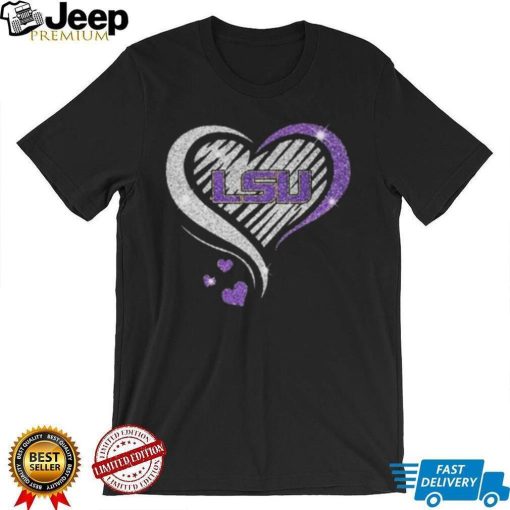 LSU Tigers 2023 NCAA Women’s Basketball Diamond Heart Shirt