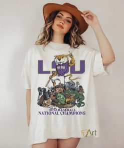 LSU Tigers 2023 National Champs Pile On Shirt