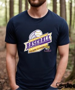 LSU Tigers 2023 Ncaa Division I Baseball Championship The Road To Omaha logo T shirt