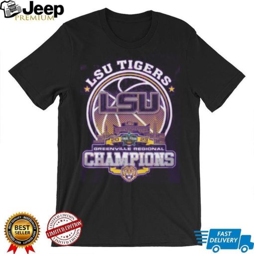 LSU Tigers Final Tour 2023 Greenville Regional Champions T Shirt