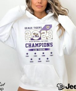 LSU Tigers Geaux Tigers NCAA Baseball National Champions 2023 Shirt