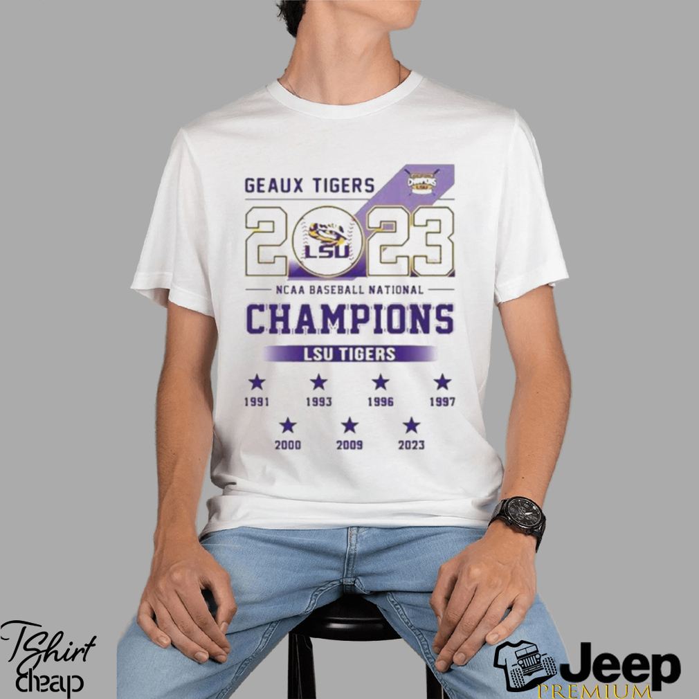 2023 NCAA Baseball National Champions Geaux Tigers LSU Baseball