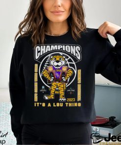 LSU Tigers Mike the Tiger Champions 2023 Men’s Baseball And Women’s Basketball It’s A LSU Thing Shirt