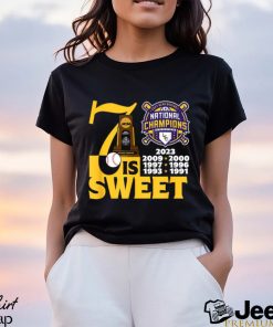 LSU Tigers National Champs 2023 Baseball 7 Time T Shirt