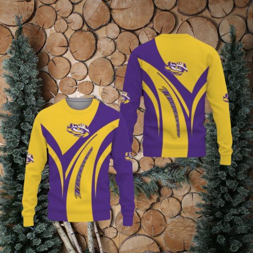 LSU Tigers merican Football Champion Day Ugly Christmas Sweater Men And Women Gift For Fans Holidays