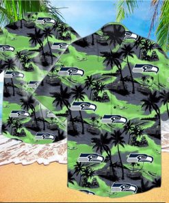 Seattle Seahawks Nfl Hawaiian Shirt Short T Shirt Hawaiian Pattern Print