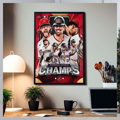 Congrats Arizona Diamondbacks MLB National League Champions 2023 Poster Canvas