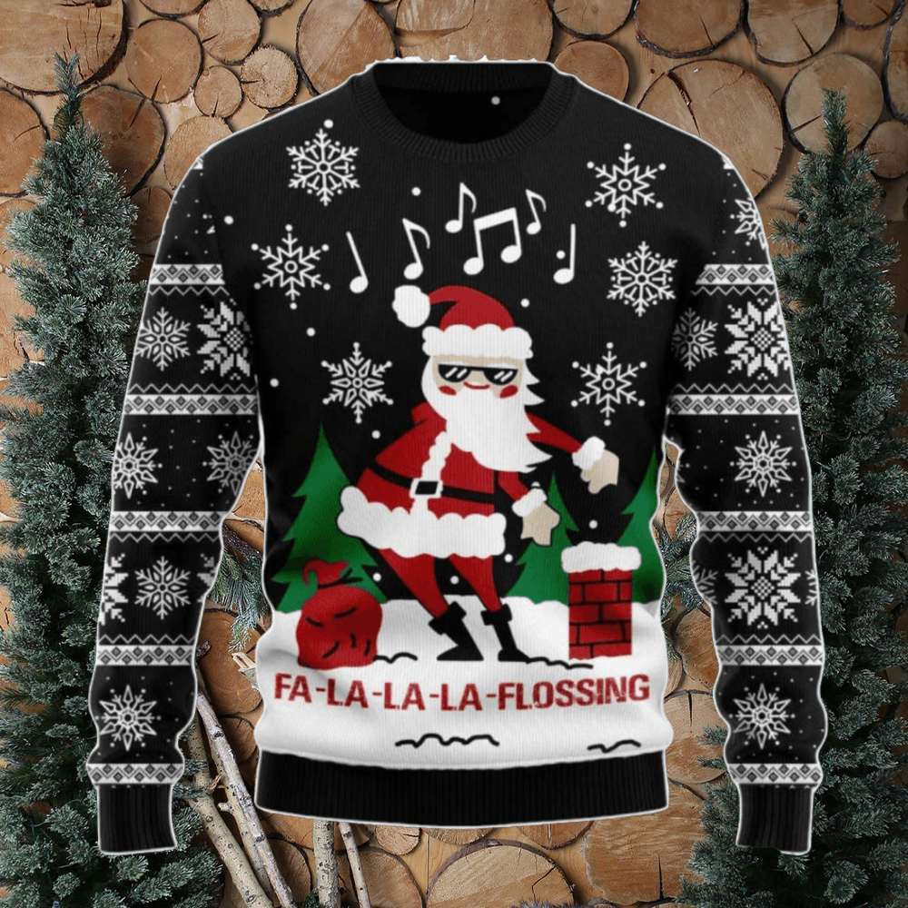 Flossing christmas cheap jumper