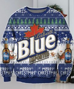 Labatt Blue Imported 3D Ugly Christmas Sweater Christmas Gift