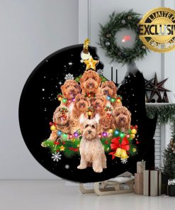 Labradoodle Christmas Tree Lights 2023 Holiday Gifts For Dog Lovers Christmas Decorations Ornament
