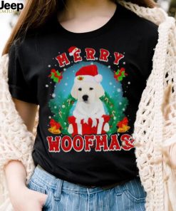 Labrador Dog Merry Woofmas Gift Christmas 2023 T Shirt