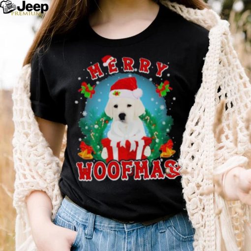 Labrador Dog Merry Woofmas Gift Christmas 2023 T Shirt