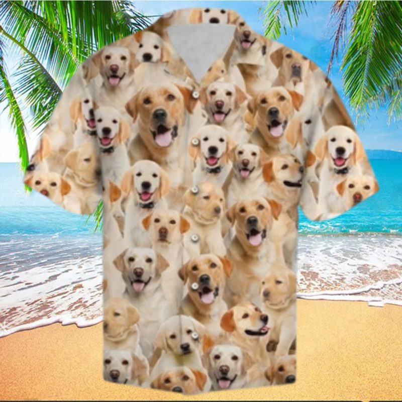Labrador Dogs Hawaiian Shirt