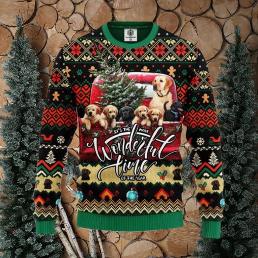 Labrador Retriever Ugly Christmas Sweater For Men Women