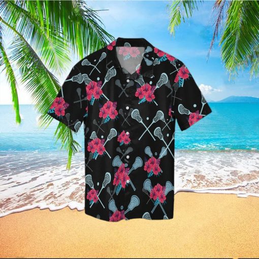 Lacrosse Tropical 3D Hawaiian Shirt