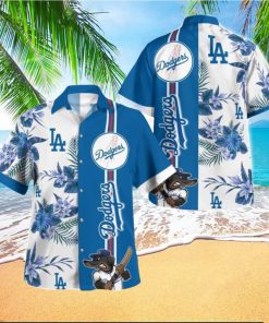 Lad Dodgers Mascot Hawaiian Shirt Gift For Men And Women