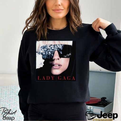 Lady Gaga Concert 2023 T  Shirt, The Fame Us Version Lady Gaga Mens O Neck Classic Tee Shirts, Lady Gaga Concert Tour T  Shirt