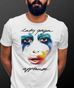 Lady Gaga Shirt Applause Facepaint T Shirt