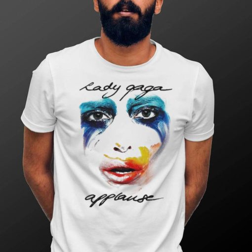 Lady Gaga Shirt Applause Facepaint T Shirt