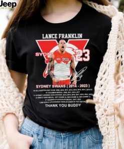 Lance Franklin Sydney Swans 2014 – 2023 Thank You Buddy T Shirt