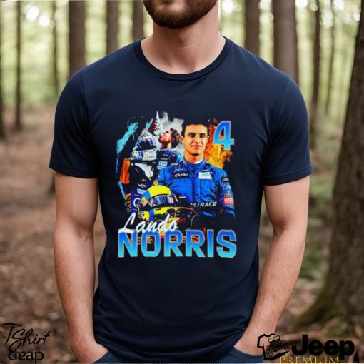 Lando Norri Formula One Racing Retro Shirt