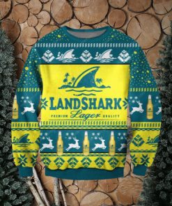 Landshark Lager Beer Ugly Christmas Sweater 3D Gift For Men And Women 3D Gift For Men And Women