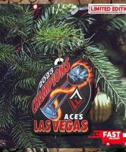 Las Vegas Aces Homage Unisex 2023 WNBA Finals Champion Trophy Christmas Tree Decorations Ornament