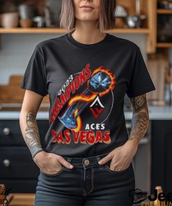 Las Vegas Aces Homage Unisex 2023 WNBA Finals Champion Trophy Hoodie and T Shirt