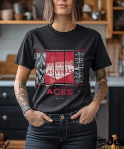 Las Vegas Aces Stadium 2023 WNBA Finals Champions Skyline Shirt