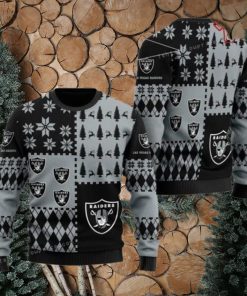 Las Vegas Footballs For Christmas Gift For Raiders Fans Womens Ugly Sweater