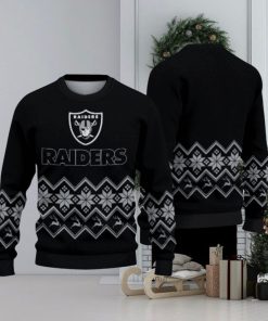 Las Vegas Raiders Christmas Pattern Hot Trending Ugly Sweater For Fans