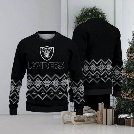 Las Vegas Raiders Christmas Pattern Hot Trending Ugly Sweater For Fans