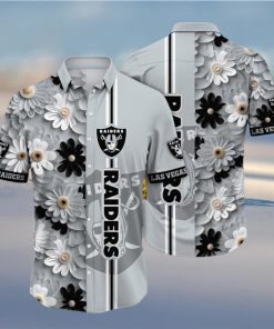 Las Vegas Raiders Hawaii Shirt Flower Sporty And Stylish