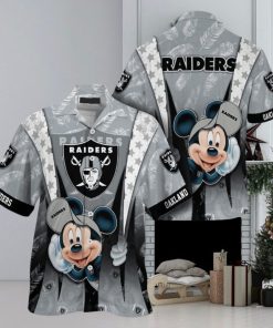 Las Vegas Raiders Mickey Mouse NFL Hawaiian Shirt