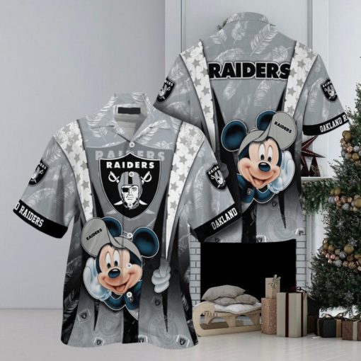 Las Vegas Raiders Mickey Mouse NFL Hawaiian Shirt