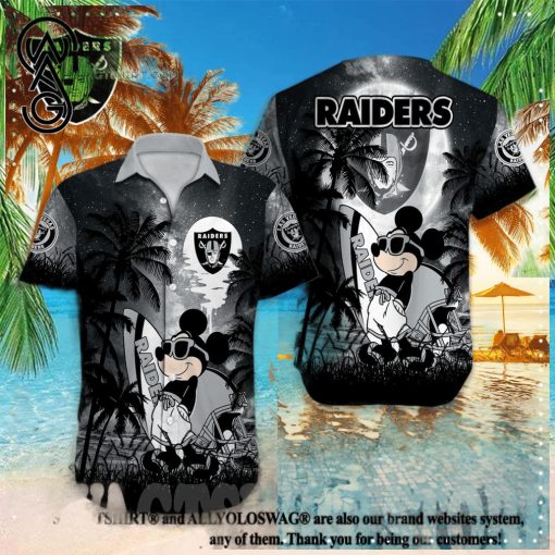 Las Vegas Raiders NFL Full Print Unisex Hawaiian Shirt