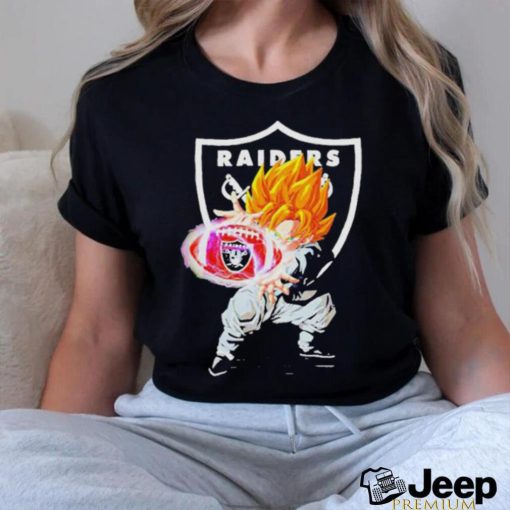 Las Vegas Raiders NFL Goku Dragon Ball Shirt