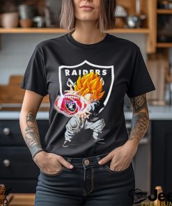 Las Vegas Raiders NFL Goku Dragon Ball shirt